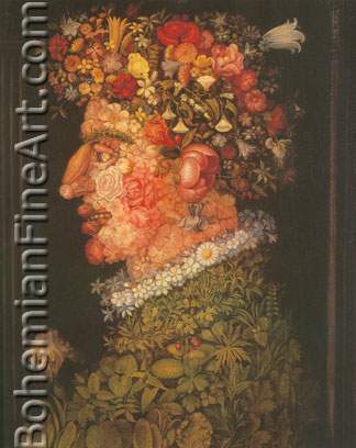 Giuseppe Acrimboldo, Spring Fine Art Reproduction Oil Painting