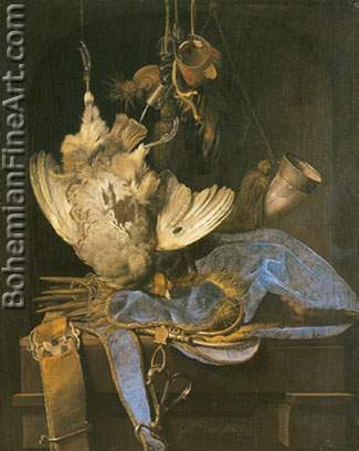 Still Life with Hunting Equipment and Dead Birds
