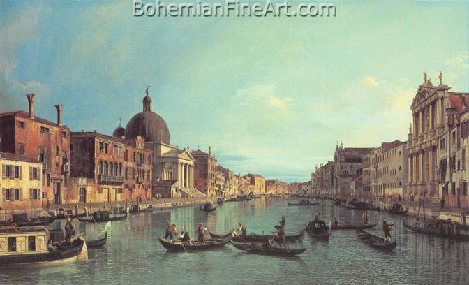 Giovanni Canaletto, Grand Canal Fine Art Reproduction Oil Painting
