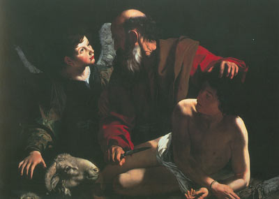 Michelangelo Caravaggio, The Sacrifice of Isaac Fine Art Reproduction Oil Painting
