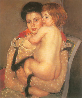 Reine Lefebvre Holding a Baby