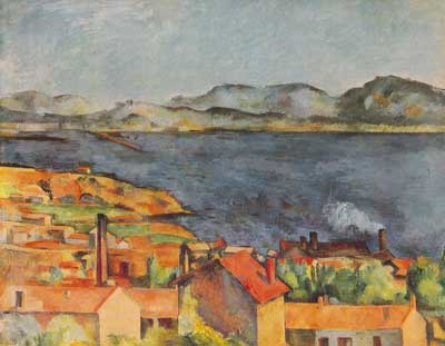 Paul Cezanne, The Bay from L'Estaque Fine Art Reproduction Oil Painting