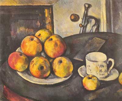 Paul Cezanne, Still Life with Apples Fine Art Reproduction Oil Painting