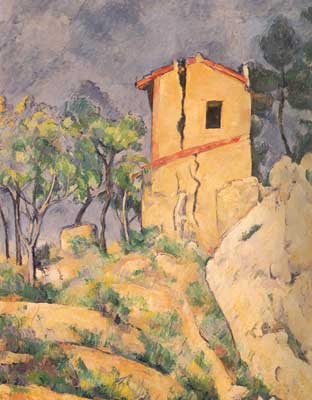 Paul Cezanne, The House with Cracked Walls Fine Art Reproduction Oil Painting