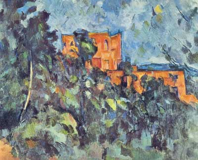 Paul Cezanne, Le Chateau Noir Fine Art Reproduction Oil Painting
