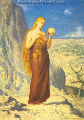 Pierre Puvis de Chavannes, The Magdalene Fine Art Reproduction Oil Painting