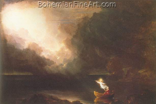 Thomas Cole, The Voyage of Life: Old Age Fine Art Reproduction Oil Painting