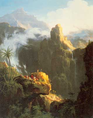 Thomas Cole, Saint John in the Wilderness Fine Art Reproduction Oil Painting