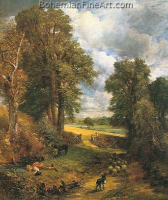 John Constable, The Cornfield Fine Art Reproduction Oil Painting