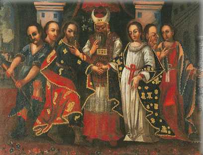  Cuzco School, The Virgin's Marriage Fine Art Reproduction Oil Painting
