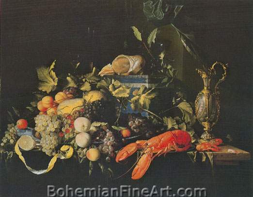 Still Life with Fruit and Lobster