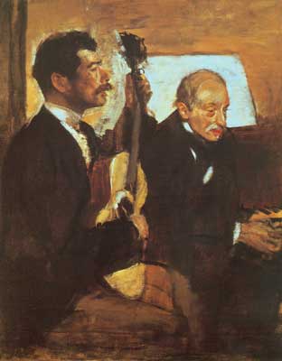 Degas Father Listening to Pagans