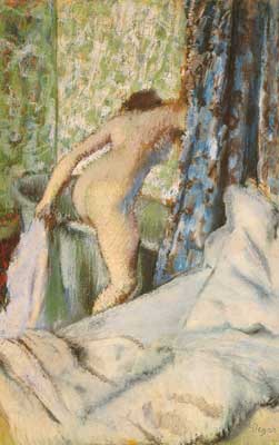 The Morning Bath (Pastel on Paper)