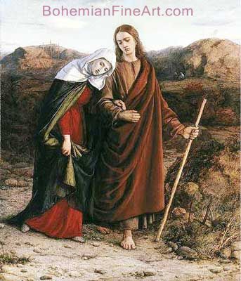 St. John Leading Home his Adopted Mother
