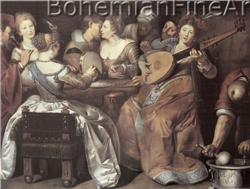 Ludovicus Finson, The Five Senses Fine Art Reproduction Oil Painting
