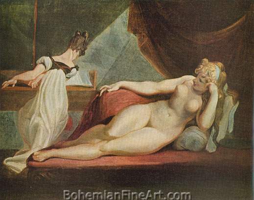 Henry Fuseli, A Nude Reclining Fine Art Reproduction Oil Painting