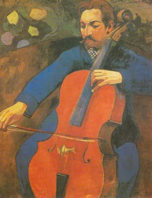 Paul Gauguin, The Cellist Fine Art Reproduction Oil Painting
