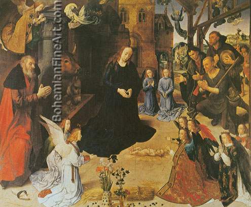 Hugo van der Goes, The Adoration of the Shepherds Fine Art Reproduction Oil Painting