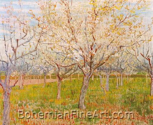 Vincent Van Gogh, The Orchard Fine Art Reproduction Oil Painting