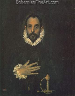 Man with His Hand on His Breast