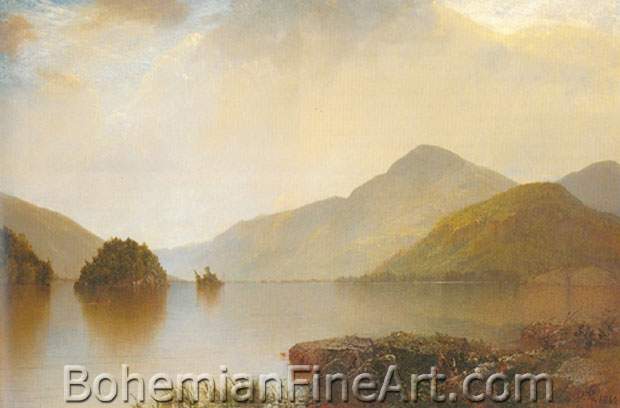 John Frederic Kensett, Lake George Fine Art Reproduction Oil Painting