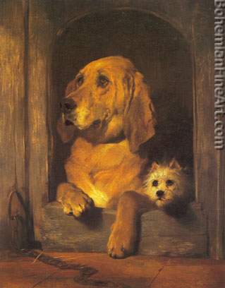 Sir Edwin Landseer, Dignity and Impudence Fine Art Reproduction Oil Painting