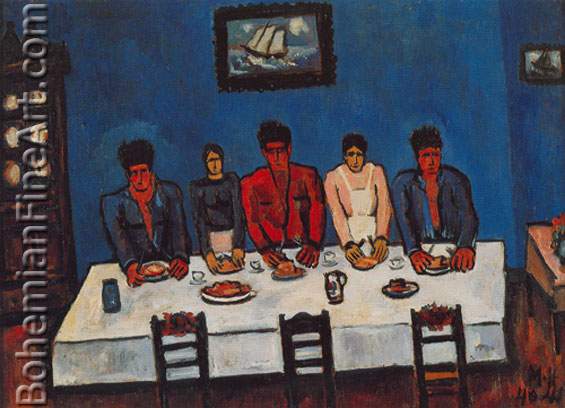 Marsden Hartley, Fisherman's Last Supper Fine Art Reproduction Oil Painting