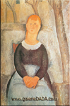 Amedeo Modigliani, Nude with Necklace, Her Eyes Closed Fine Art Reproduction Oil Painting