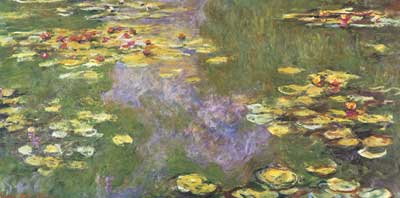 Claude Monet, Water-Lily Pond+ Giverny Fine Art Reproduction Oil Painting