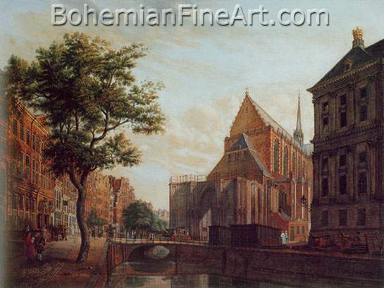 View in Amsterdam of the Nieuwe Kerk