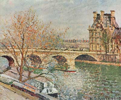 The Pont Royal and the Pavillion de Flore Paris