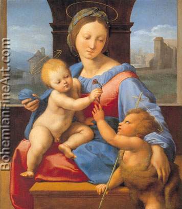  Raphael, The Garvagh Madonna Fine Art Reproduction Oil Painting