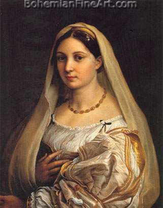  Raphael, La Donna Velata Fine Art Reproduction Oil Painting
