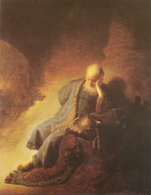 Jeremiah Lamenting the Destruction of Jerusalem