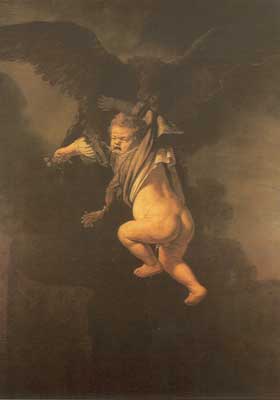 Harmenszoon Rembrandt, Rape of Ganymede Fine Art Reproduction Oil Painting