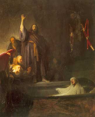 Harmenszoon Rembrandt, The Raising of Lazarus Fine Art Reproduction Oil Painting