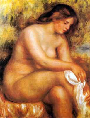 The Bather Wiping her Leg