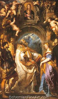 Peter Paul Rubens, The Madonna Di Vallicella Fine Art Reproduction Oil Painting