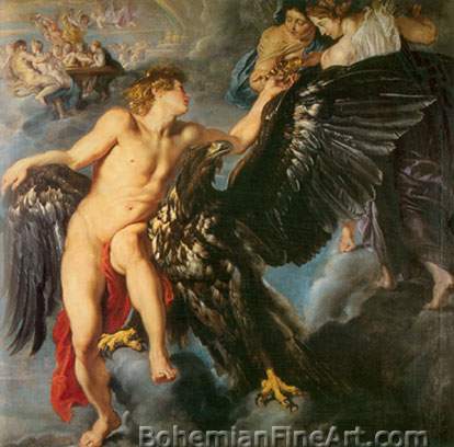 Peter Paul Rubens, Ganymede and the Eagle Fine Art Reproduction Oil Painting
