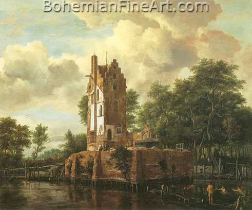 Ruins of the Kostverloren House in Amsterdam