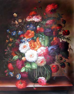 Rachel Ruysch, Flower Still Life Fine Art Reproduction Oil Painting