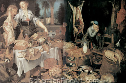 Pieter Cornelisz van Ryck, Kitchen Scene Fine Art Reproduction Oil Painting