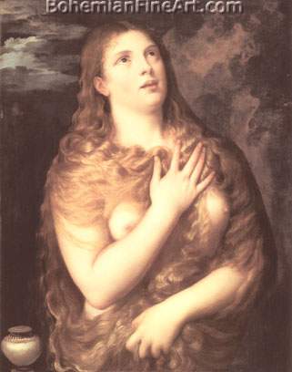  Titian, St Mary Magdalene Fine Art Reproduction Oil Painting