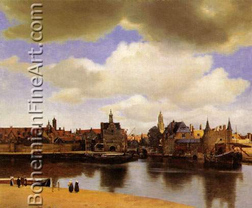 Johannes Vermeer, View of Delft Fine Art Reproduction Oil Painting