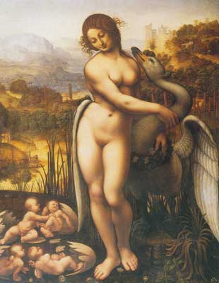 Leda and the Swan (after Leonardo)