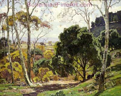 William Wendt, Days of Sunshine Fine Art Reproduction Oil Painting