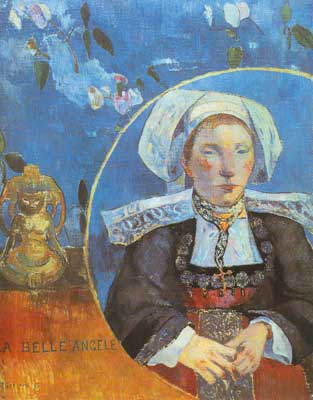 Paul Gauguin, La Belle Angele Fine Art Reproduction Oil Painting