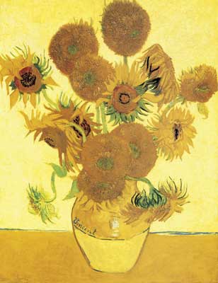 Sunflowers (Thick Impasto Paint)