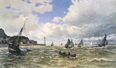 Mouth of the Seine at Honfleur