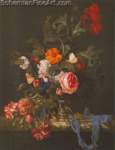 Willem van Aelst, Flower Piece Fine Art Reproduction Oil Painting